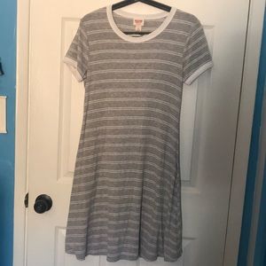 Rubbed T-shirt dress